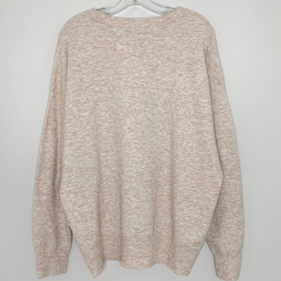 🎉HP🎉 Jenni Kayne Marina Pullover Sweater XS Oatmeal Tan Oversized EUC - Picture 6 of 13